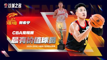 世界杯高清平台-官方：贺希宁当选本赛季CBA常规赛MVP